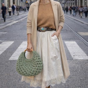Macrame Bag Tutorial - DIY English/Italiano (Digital Download) Mila Ring Bag from Milan image 8