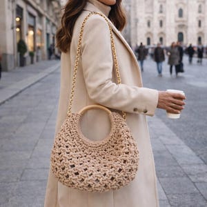 Macrame Bag Tutorial - DIY English/Italiano (Digital Download) Mila Ring Bag from Milan image 7