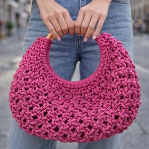 Macrame Bag Tutorial - DIY English/Italiano (Digital Download) Mila Ring Bag from Milan image 6