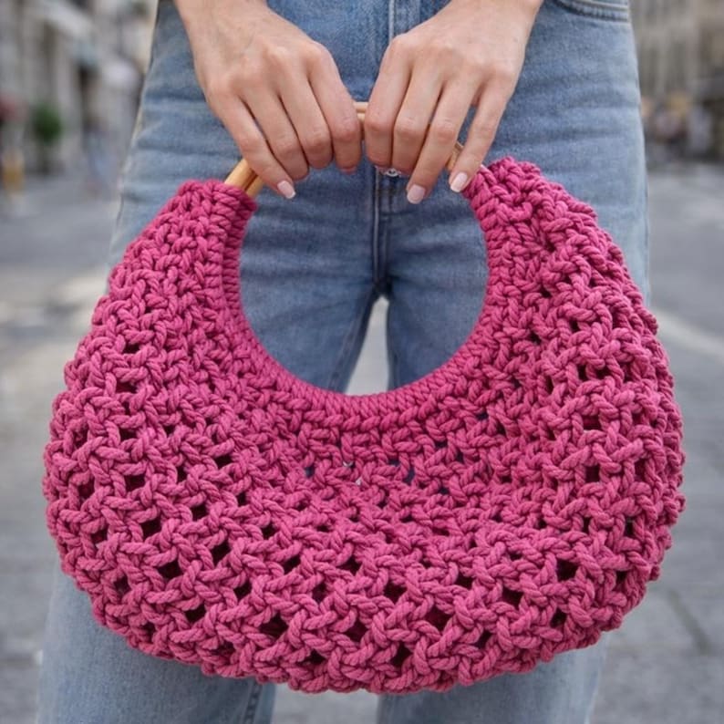 Macrame Bag Tutorial - DIY English/Italiano (Digital Download) Mila Ring Bag from Milan image 6