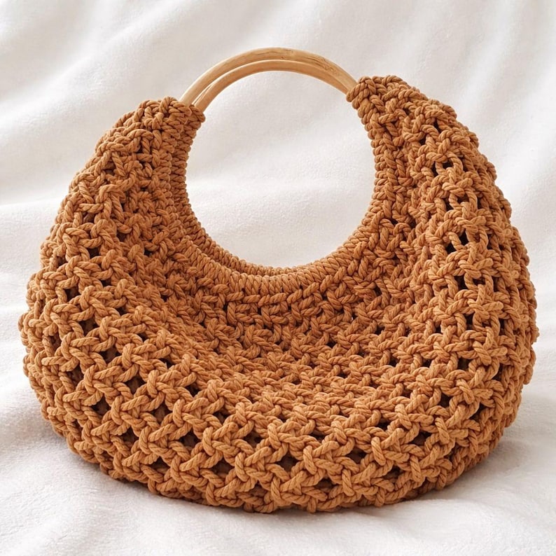 Macrame Bag Tutorial - DIY English/Italiano (Digital Download) Mila Ring Bag from Milan image 12
