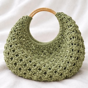 Macrame Bag Tutorial - DIY English/Italiano (Digital Download) Mila Ring Bag from Milan image 2