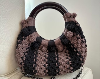 Mini Macrame Bag Tutorial – DIY English Pattern (Digital Download)