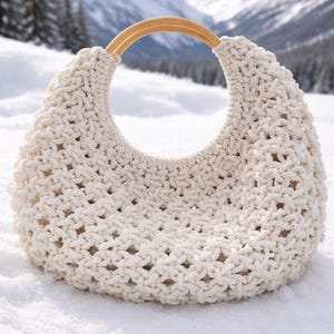 Macrame Bag Tutorial - DIY English/Italiano (Digital Download) Mila Ring Bag from Milan image 11