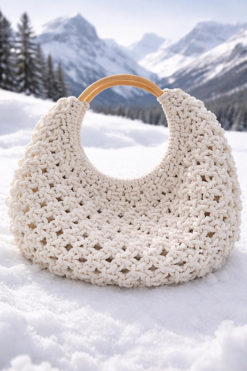 Macrame Bag Tutorial - DIY English/Italiano (Digital Download) Mila Ring Bag from Milan image 11