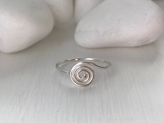 Spiral thumb shop ring