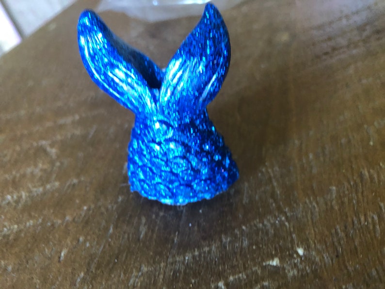 Blue Mermaid Tail Straw Topper Straw charm
