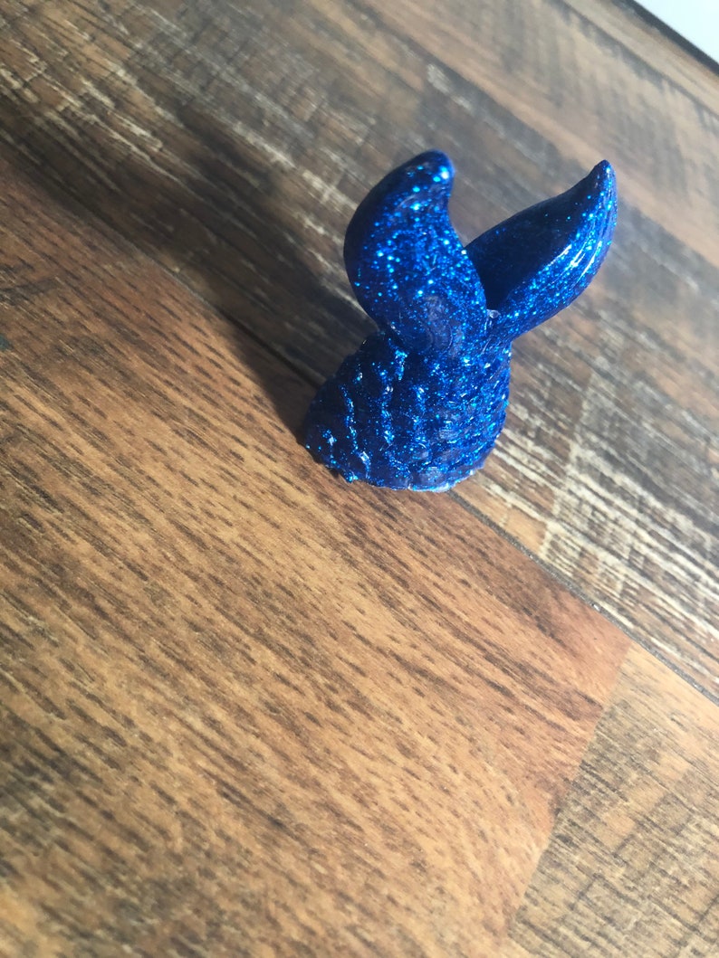 Blue Mermaid Tail Straw Topper Straw charm