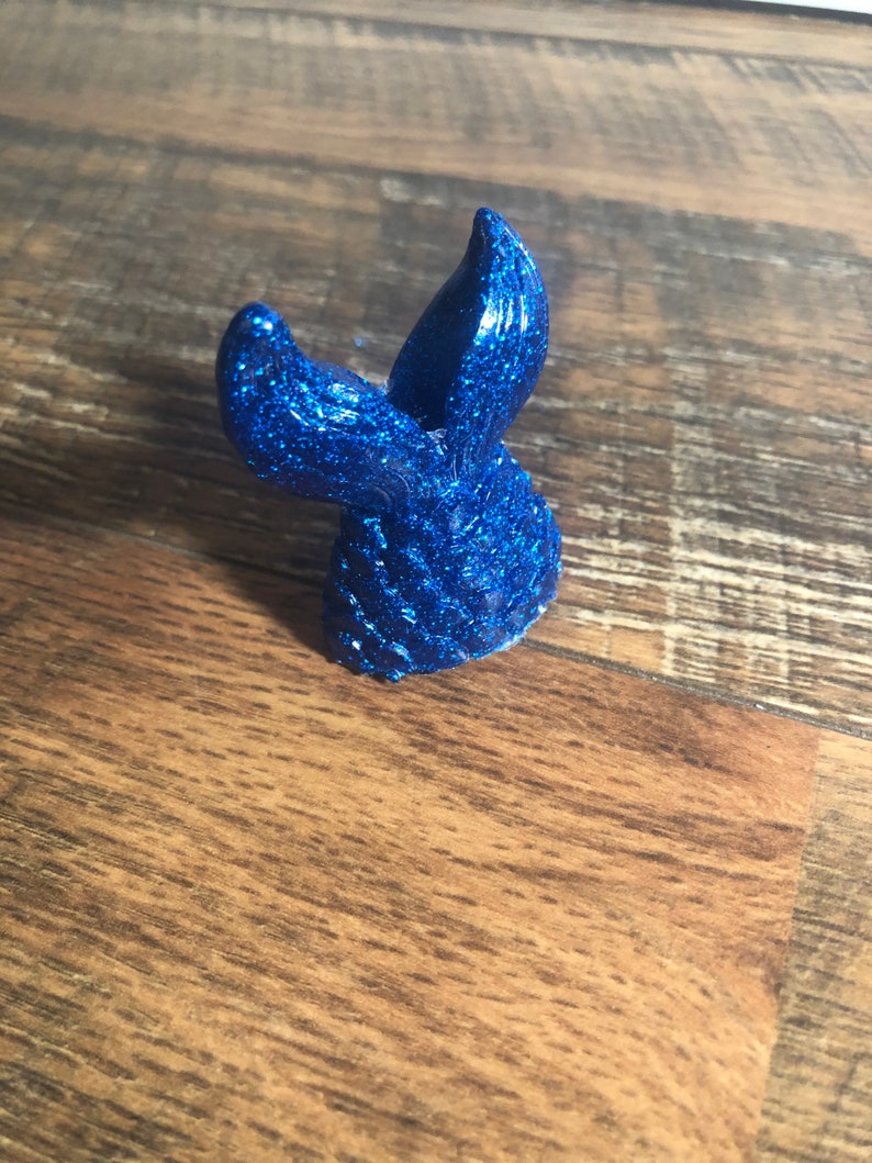 Blue Mermaid Tail Straw Topper Straw charm