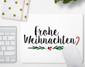 JUNIWORDS Mousepad "Frohe Weihnachten" - 100 % Made in Germany