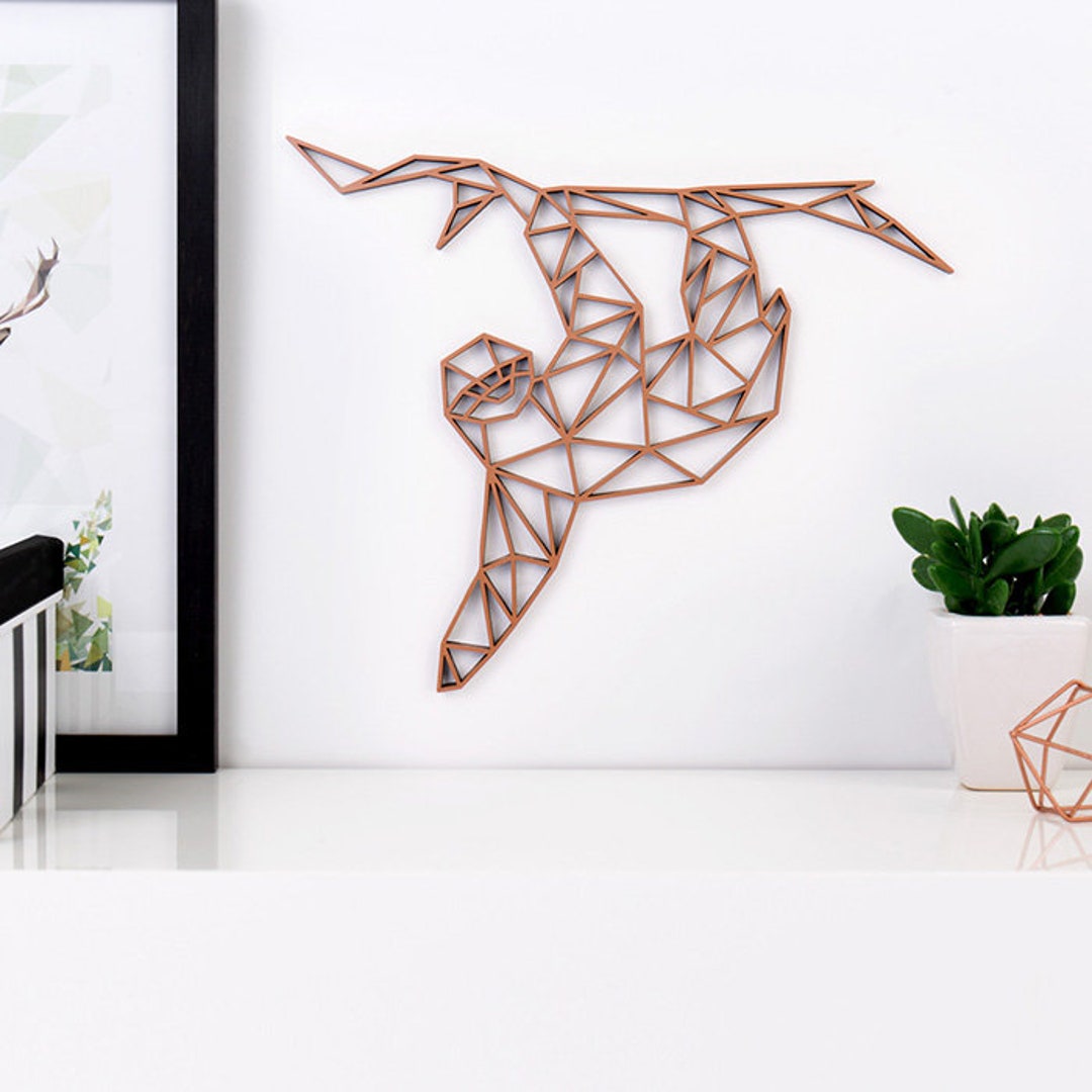 KLEINLAUT ORIGAMI 3D Motif sloth 100 Made in Etsy