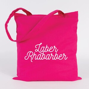 JUNIWORDS jute bag motif "Laber Rhubarb" - 100% Made in Germany