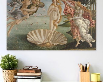 JUNIWORDS Künstler Poster "Sandro Botticelli: Geburt der Venus, La nascita di Venere" - 100 % Made in Germany