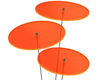 Capteur de soleil SUNPLAY 3x disques de 10 cm en orange - 100% Made in Germany