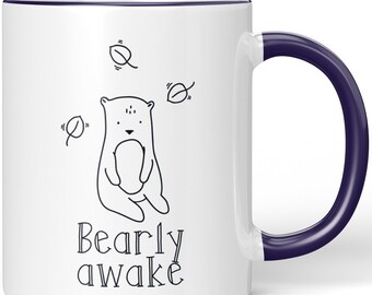 JUNIWORDS Tasse "Bearly awake" - 100 % Made in Germany