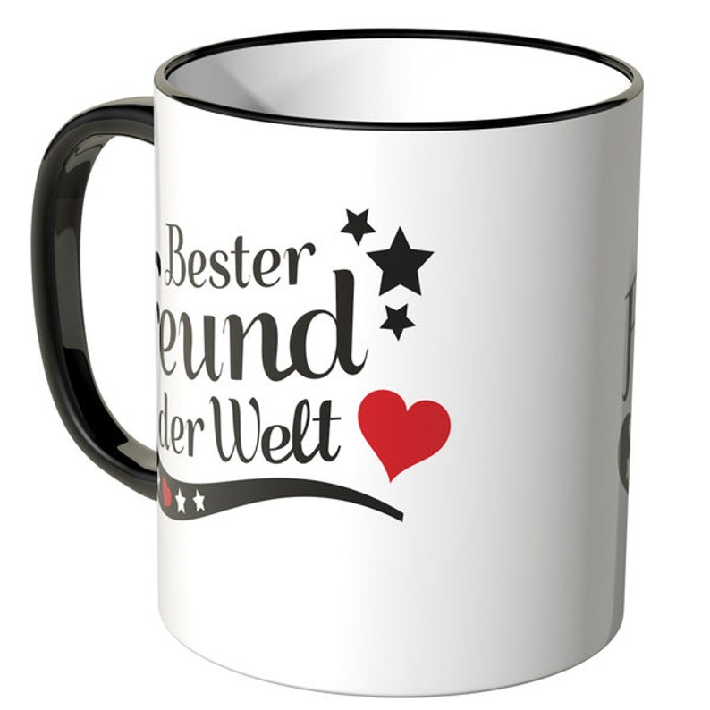 WANDKINGS Tasse Bester Freund der Welt 100 % Made in Germany Bild 2