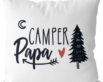 Oreiller JUNIWORDS "Camper Papa" - 100% fabriqué en Allemagne