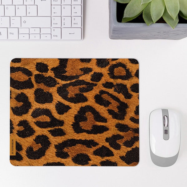 JUNIWORDS Mousepad "Leopardenfell" - 100 % Made in Germany