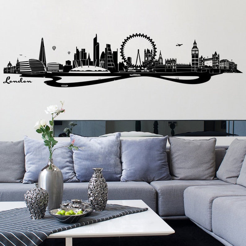 WANDKINGS Wall Decal Skyline London 100% Made in Germany image 3