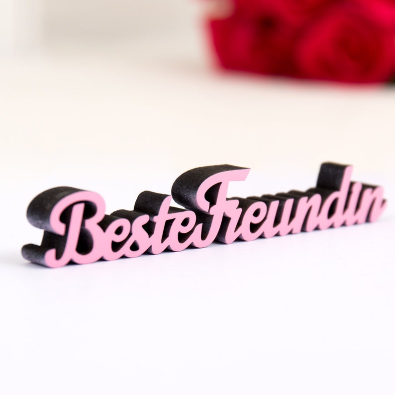 KLEINLAUT wooden lettering Best Friend 100% Made in Germany image 2