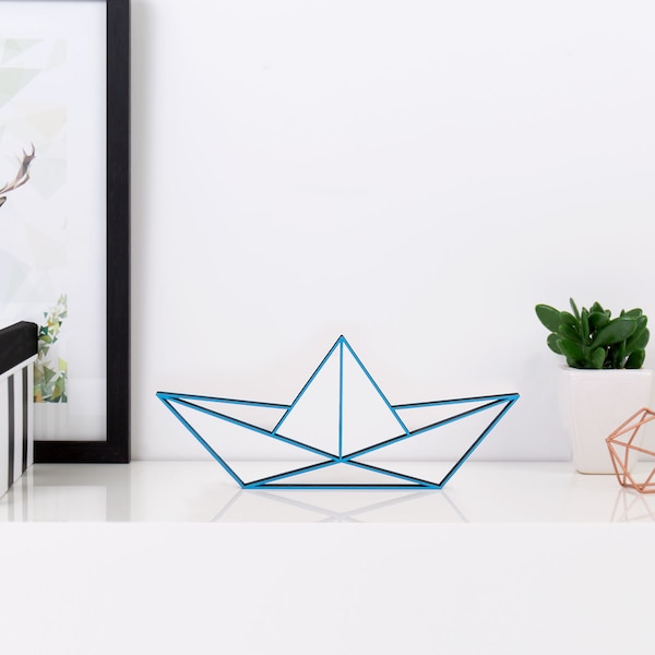 KLEINLAUT ORIGAMI 3D-Motiv "Papierboot" - 100 % Made in Germany