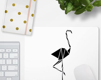 JUNIWORDS Mousepad "Origami Flamingo Fläche" - 100 % Made in Germany