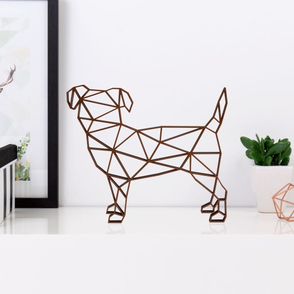 KLEINLAUT ORIGAMI 3D-Motiv "Jack-Russell Terrier" - 100 % Made in Germany