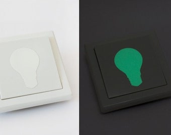 WANDKINGS Leuchtaufkleber Lichtschalter Mix - 100 % Made in Germany