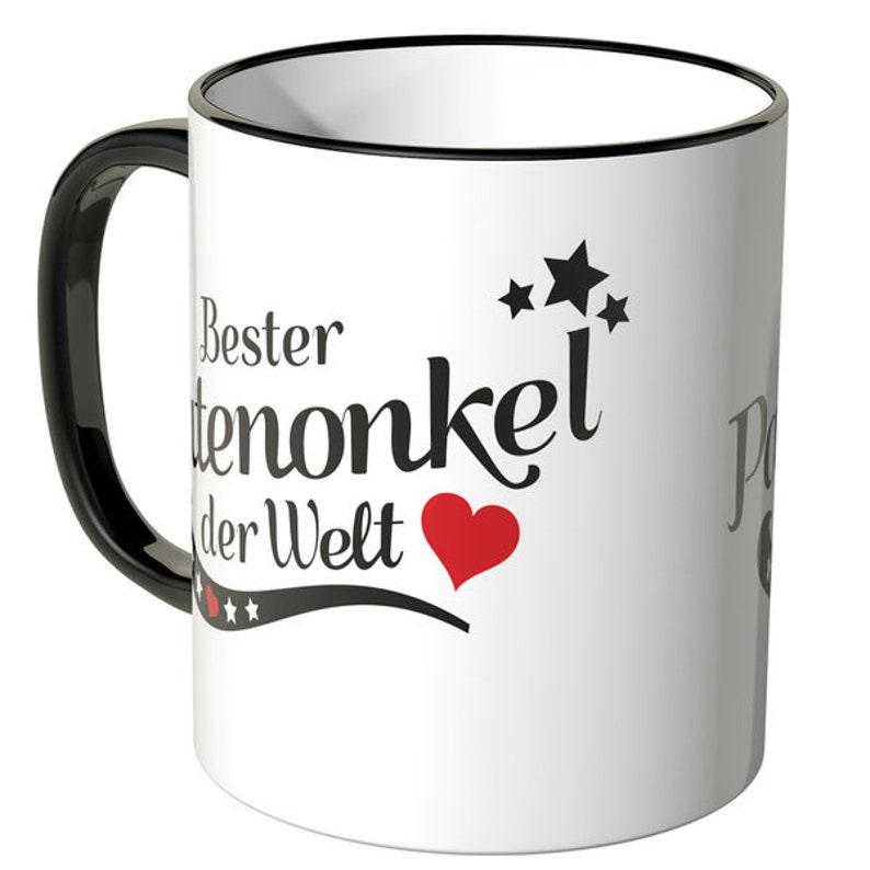 WANDKINGS Tasse Bester Patenonkel der Welt 100 % Made in Germany Bild 2