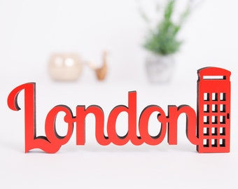 KLEINLAUT wooden lettering "London" - 100% Made in Germany