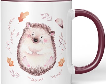 JUNIWORDS Tasse "Igel Aquarell" - 100 % Made in Germany