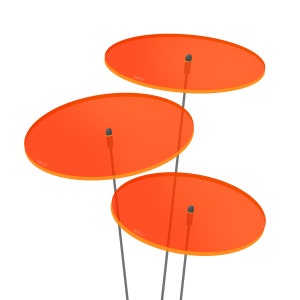 SUNPLAY sun catcher Ø 10 cm sets of discs in different colors 100% Made in Germany Scheiben in Orange