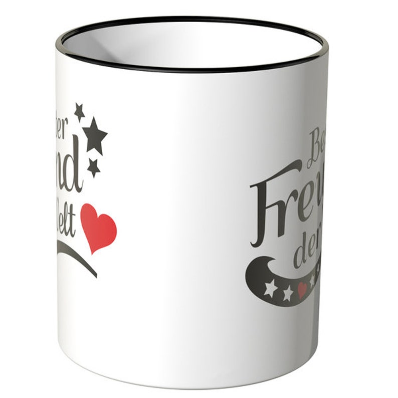 WANDKINGS Tasse Bester Freund der Welt 100 % Made in Germany Bild 3