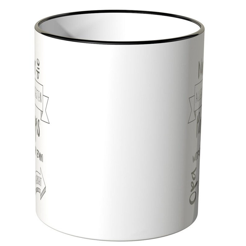 WANDKINGS cup, saying Only the very best dads are promoted to grandpa. 100% Made in Germany image 2