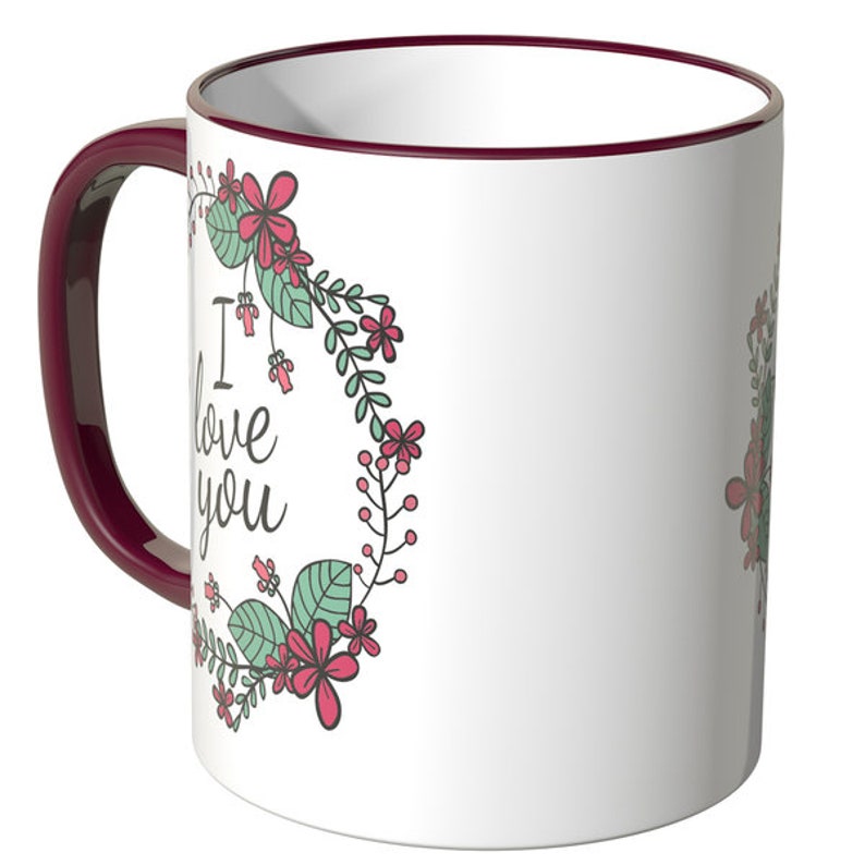 Tasse WANDKINGS, disant Je taime 100 % Made in Germany image 2