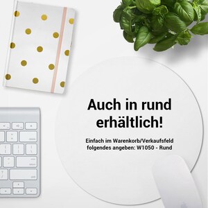 JUNIWORDS Mousepad halo I Bims 1 Fux Vong Verstand her. 100 % Made in Germany Bild 4
