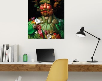 JUNIWORDS Künstler Poster "Giuseppe Arcimboldo: Vertumnus, Kaiser Rudolf II" - 100 % Made in Germany