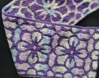 Violet Garden Double Knit Scarf