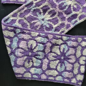 Violet Garden Double Knit Scarf