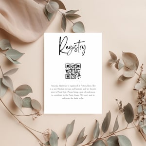 Registerverzoekkaart met QR-code