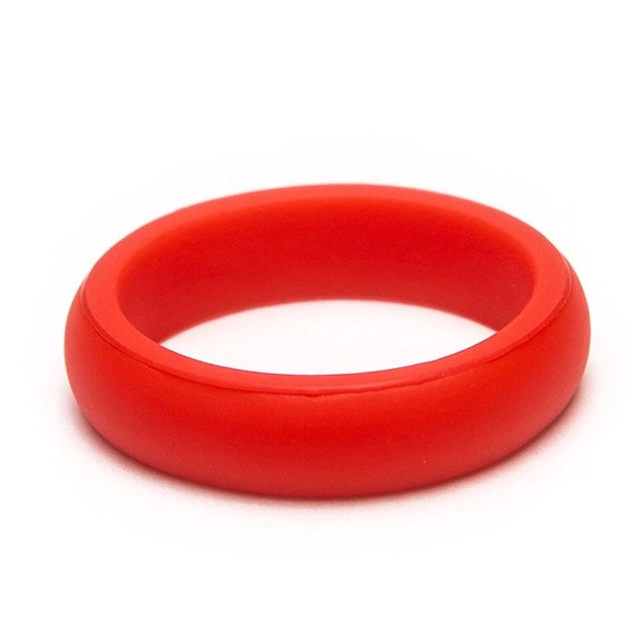 AthletesMilitaryPoliceElectriciansGym Rubber Workout Band For Active MenWomenUnisex White Silicone Wedding BandRing 3mm