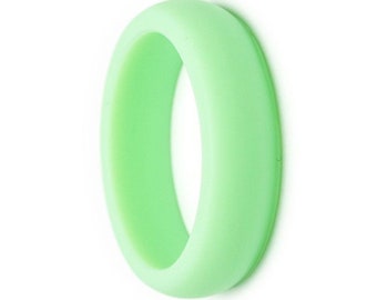 Mint dünner Silikongummi Ring | 5,5mm