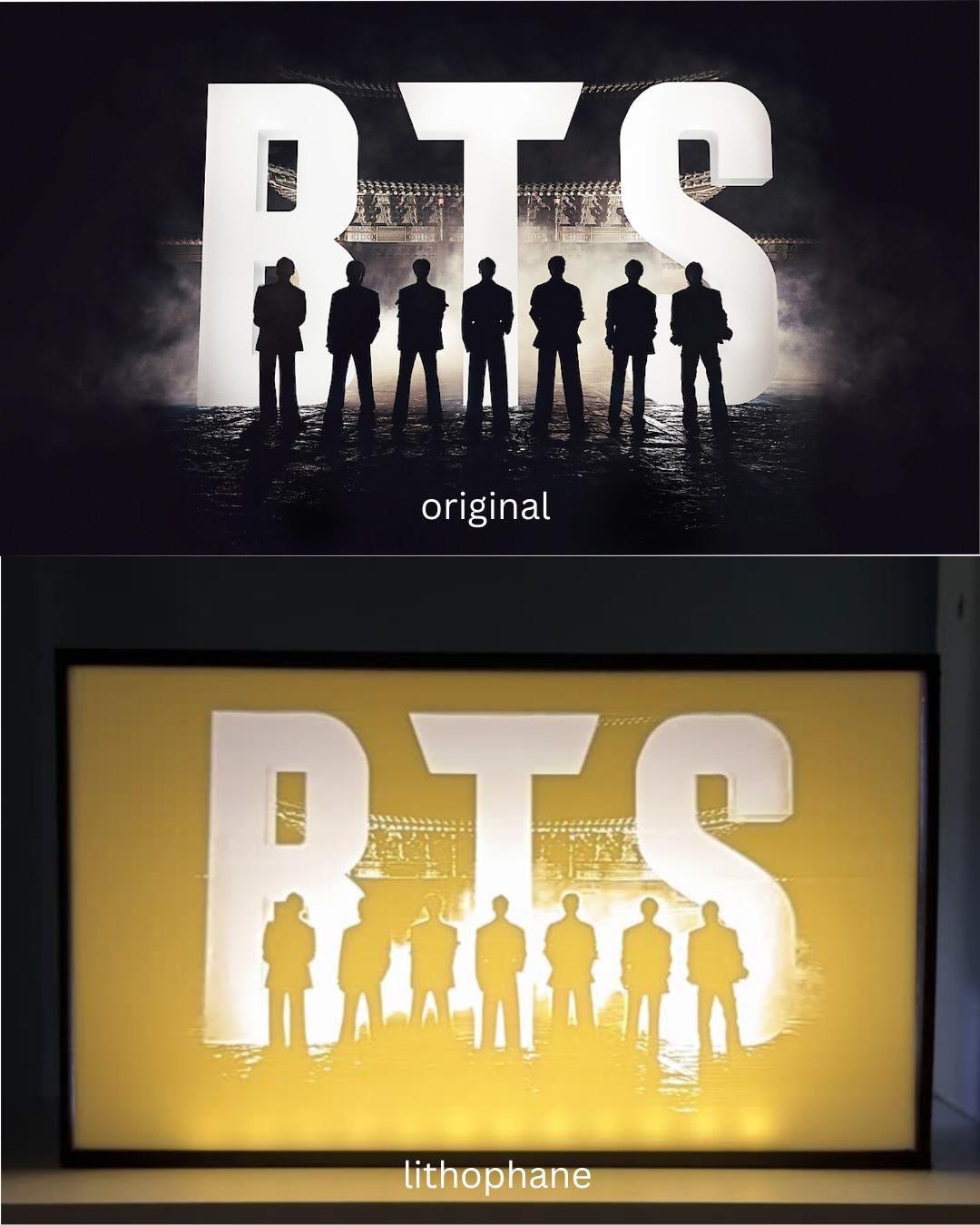 Bts Picture Frame - Etsy