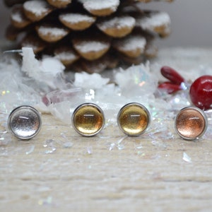 Plume Bijoux - earrings - hypoallergenic - ear studs - ear studs - gold - silver - copper - metallic style