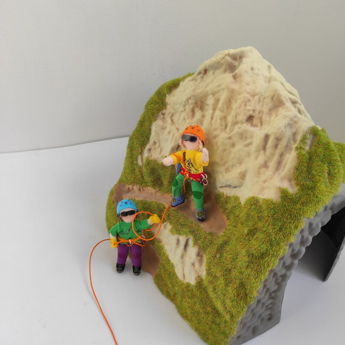 Rock climber figurine cute ornament Mikro doll Little doll Etsy