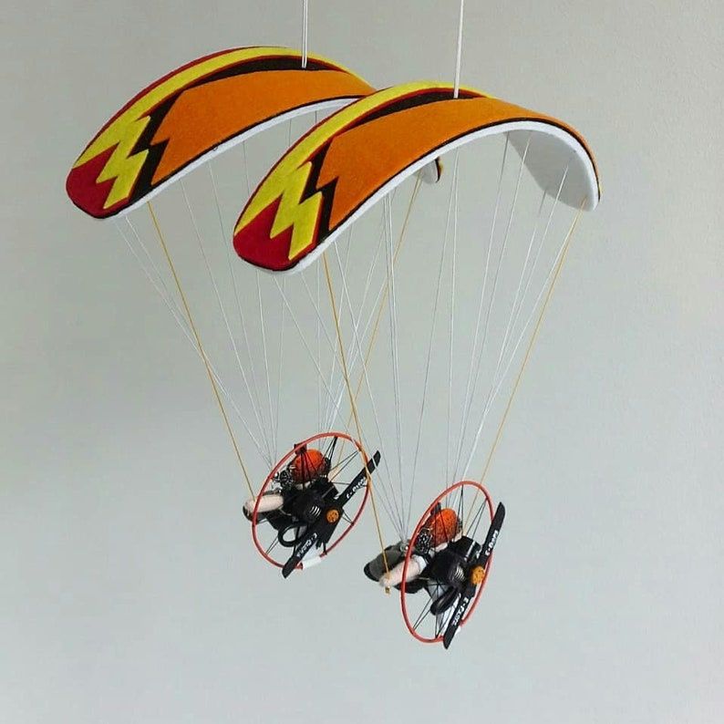 Paraglider PPG Maximum detail Mini Paraglider small model Etsy