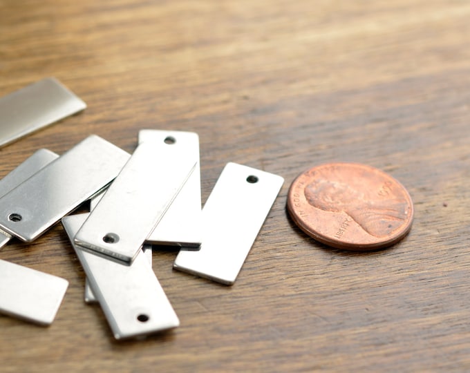 Round 34mm 10 Stainless Steel Stamping Blanks Charms Dog Tag Blank Discs Etching Blank Engraving Blank
