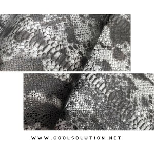 Láminas de cuero con estampado de serpiente y cenizas, para transferencia de calor sobre cuero, cortadas a medida, para bolsos, pendientes, carteras, bolsos, 1,2-1,4 mm