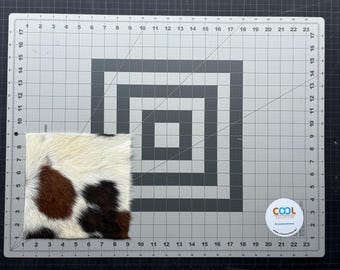 Cuir de vachette tricolore naturel - Comme image - Idées d'approvisionnement en cuir naturel pour les artisans HOH pour sacs à main # PY101
