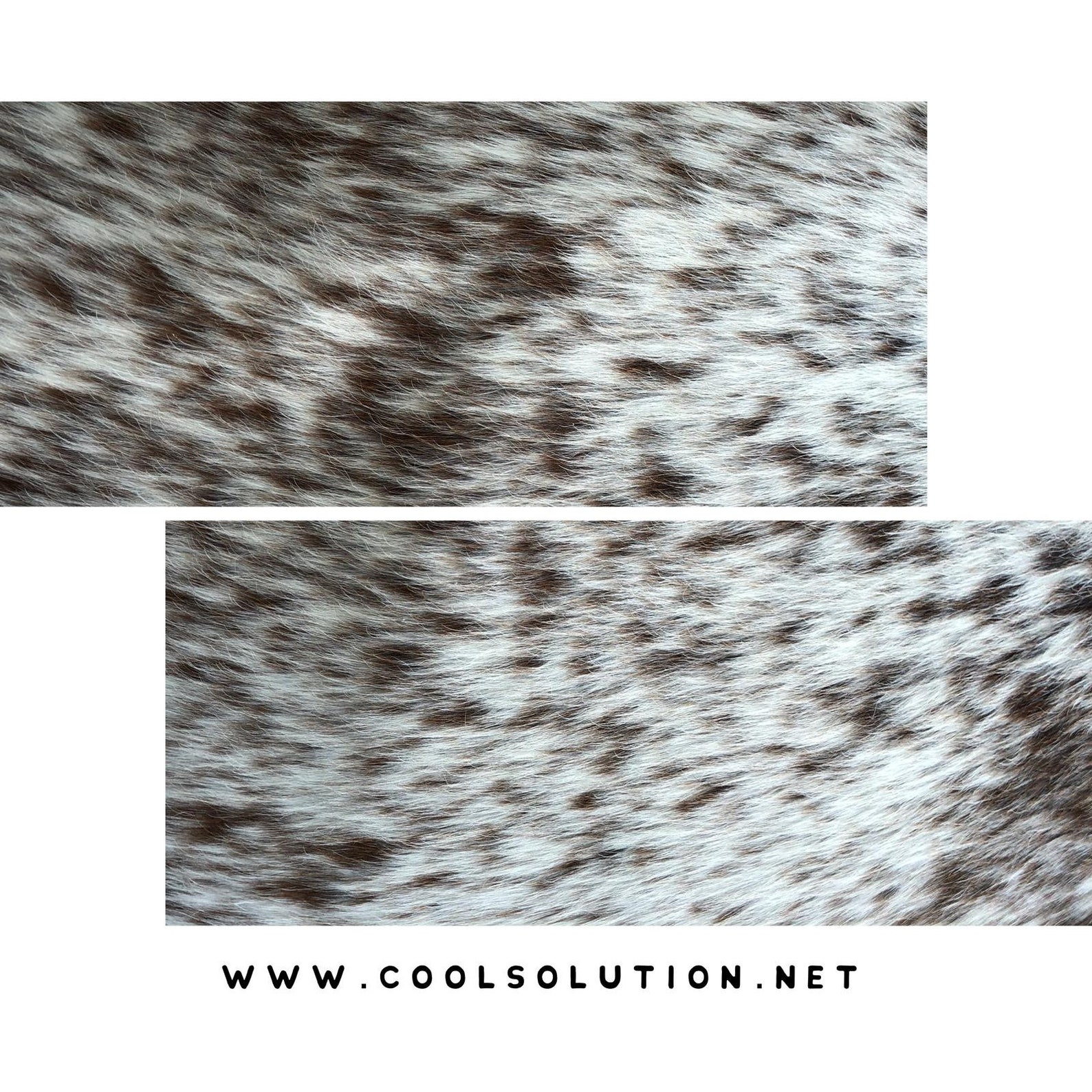 Cowhide Leather Sheets Salt and Pepper Hair on Hide Cowhide Etsy
